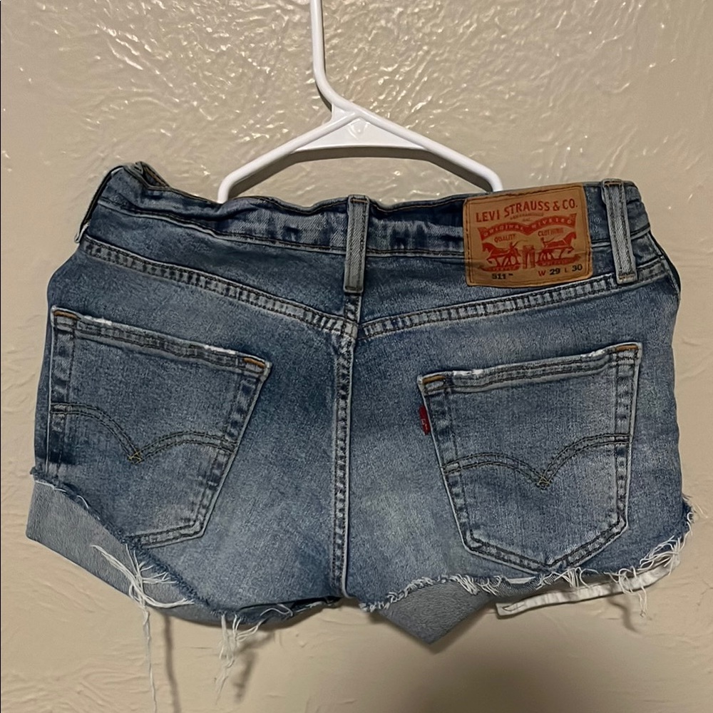 Levi's Women's Blue Denim Shorts